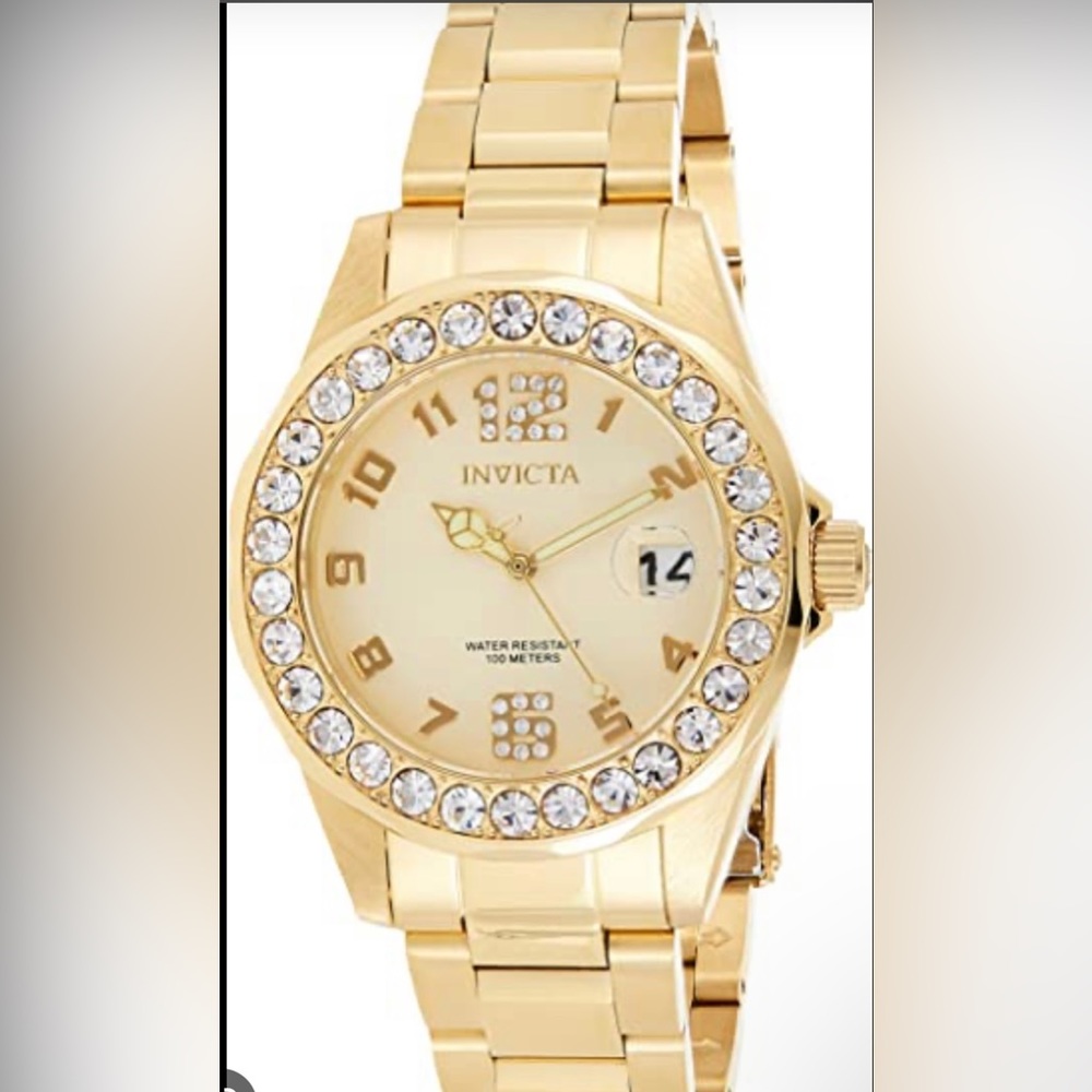 Invicta Watch gold 100 mm